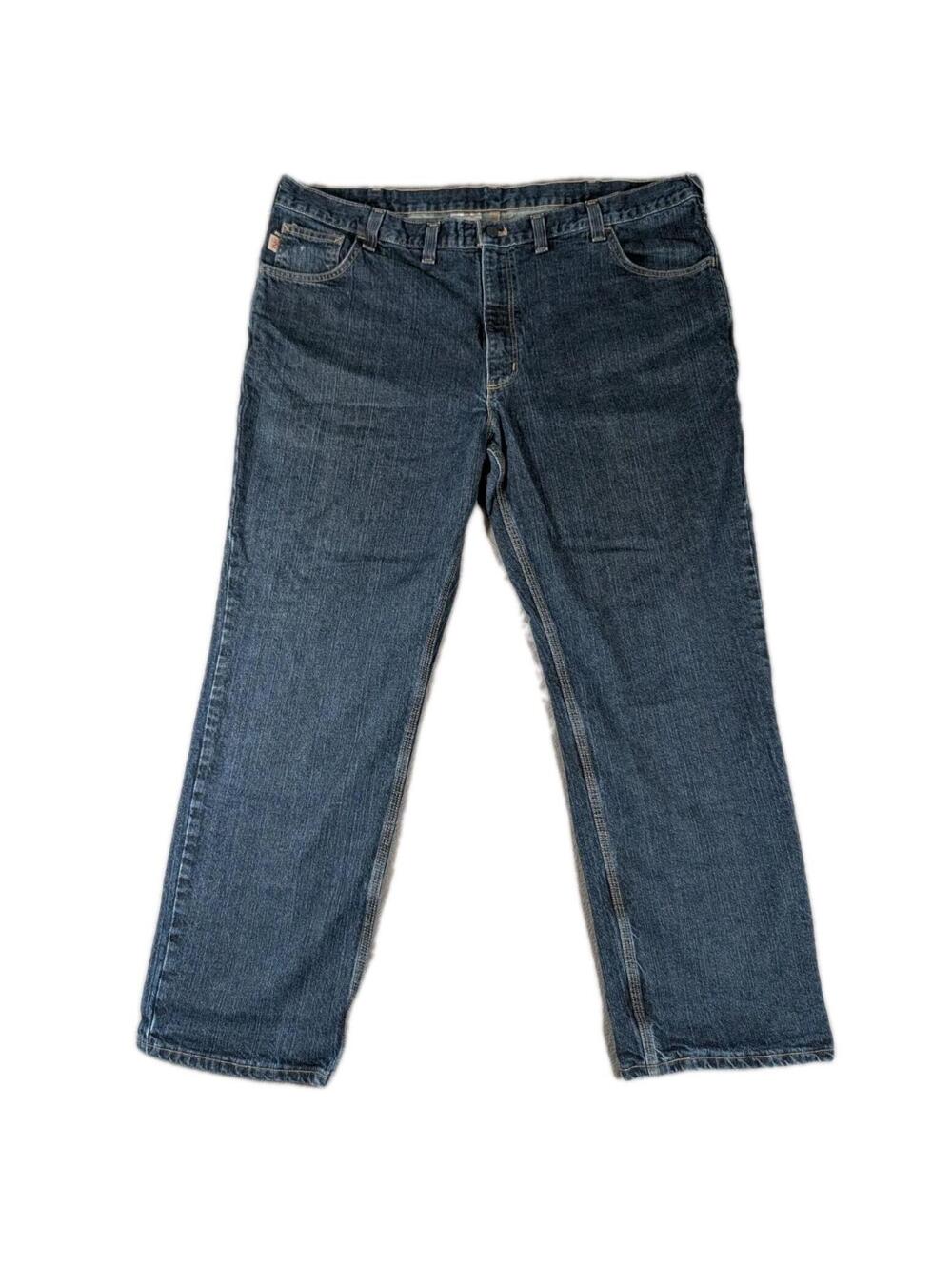 Carhartt FR Jeans Mens 44x30 Blue Flame Resistant Denim CAT2 NFPA 2112 Workwear